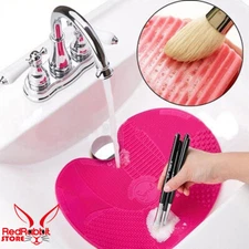 Silicone Brush Cleaner Makeup Brush Clean Pad Cleaning Mat Washing Scrubber