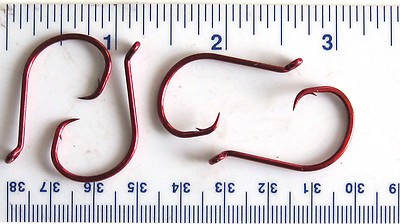100 Gt 2X L2004 Déport Cercle Poisson Pêche Crochets Taille 4