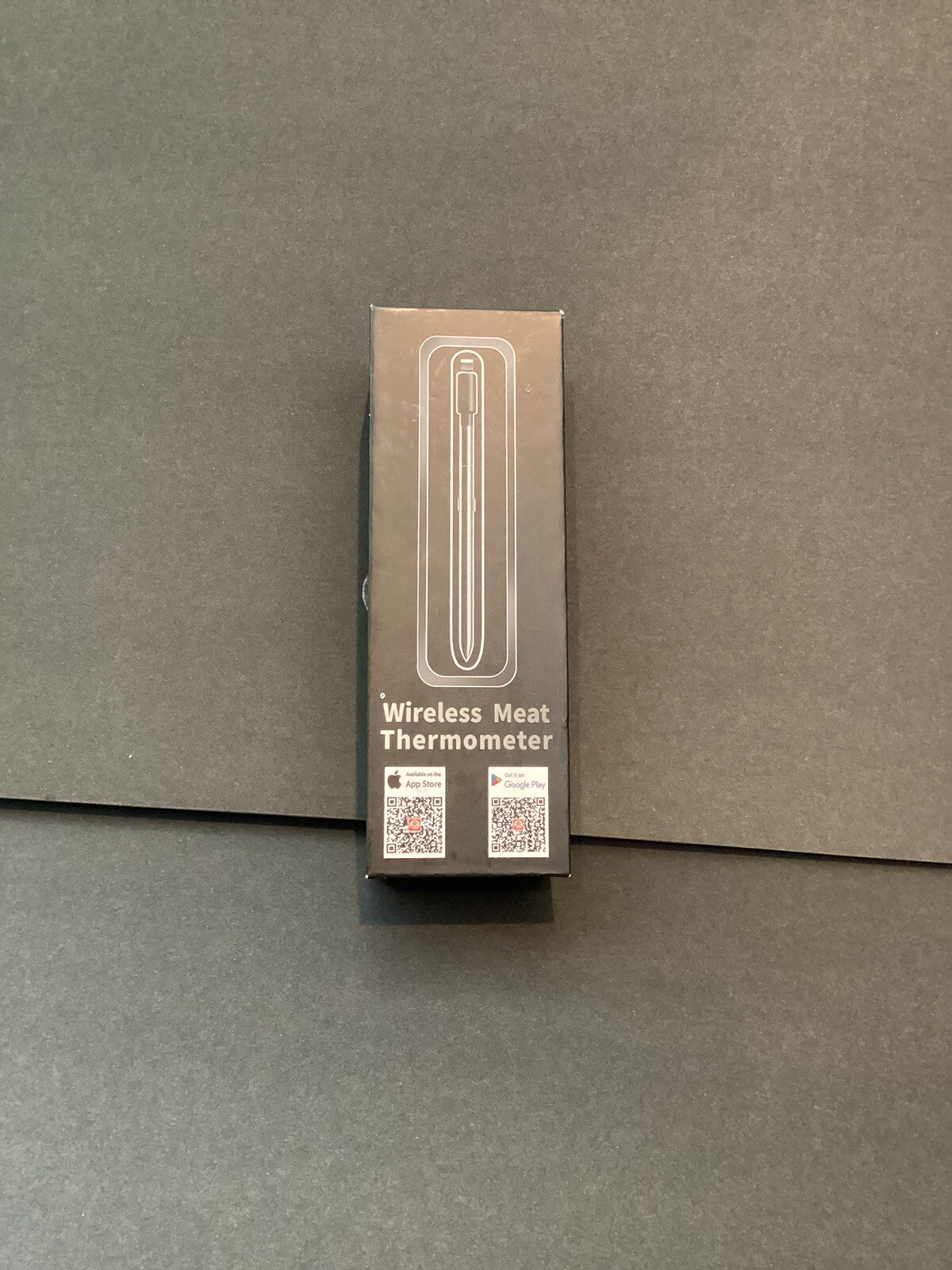 Wireless Meat Thermometer Bluetooth - Black.-image