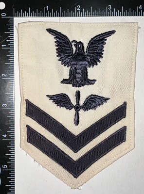 WWII USN Navy Aviation Machinist Mate Petty Officer 2nd Class Rate ...