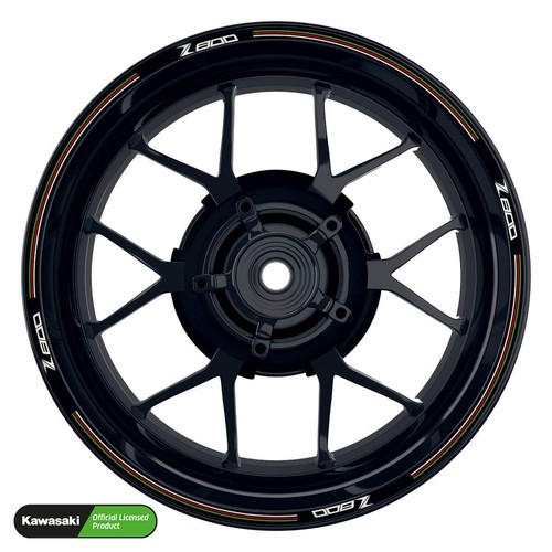Kawasaki Z800 Autocollant de Jante V3 Moto Rim Autocollants - Picture 2 of 6