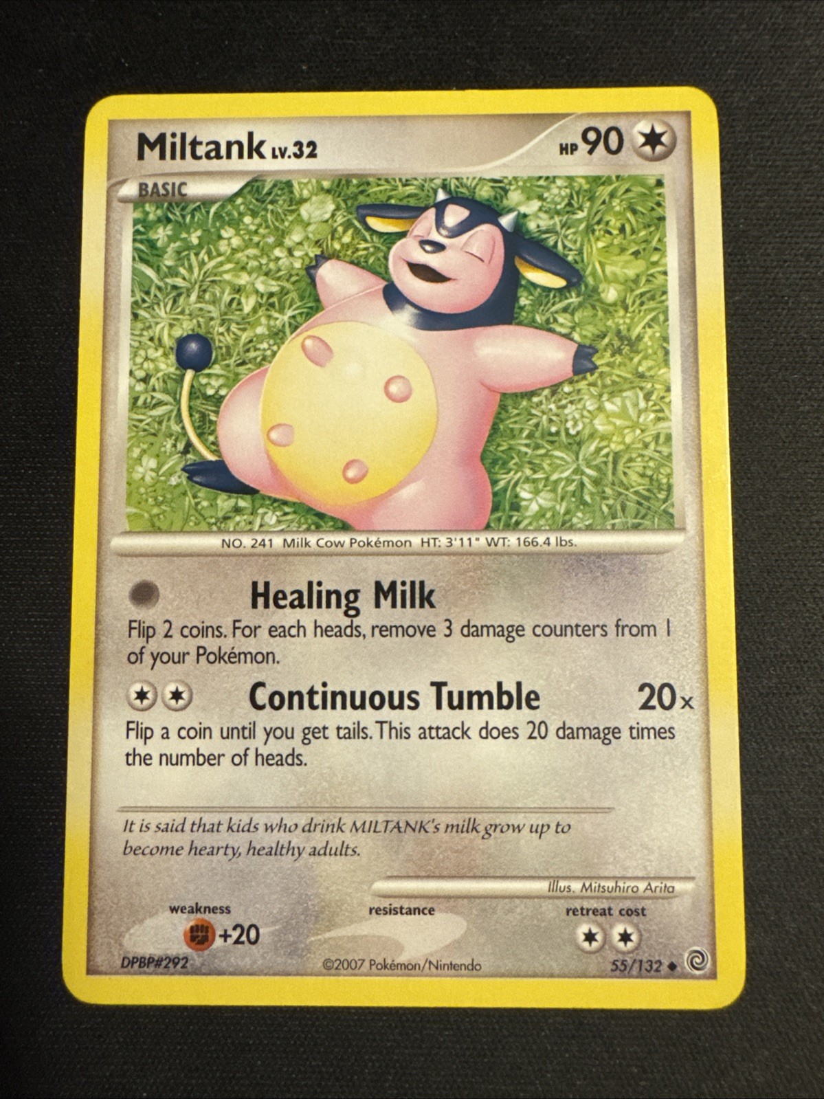 Miltank Pokemon TCG Secret Wonders Uncommon Card #55/132