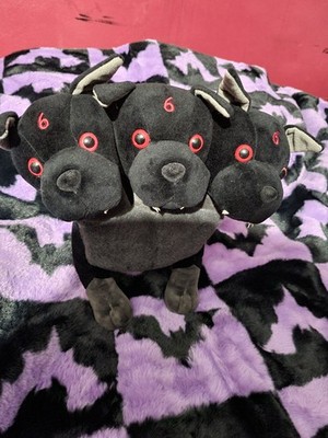 Sehr seltener Killstar Kreepture Cerberus 3-köpfiger Hund Goth Alternative Halloween 