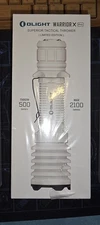 Olight Warrior X Pro, Limited Edition, White, New, Sealed, Serialized