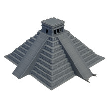 Modelo Templo de Kukulcán - Chichén Itzá, México Pirámide Maya Réplica