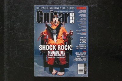 Guitar One Magazine January 2001 Dave Mustaine Megadeth Eric Johnson Harris
