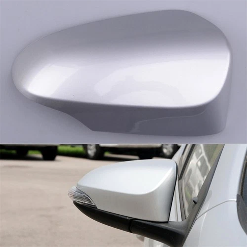 1pcs Car Right Side Mirror Silver Cover ABS Cap New For 2014-19 Toyota Corolla