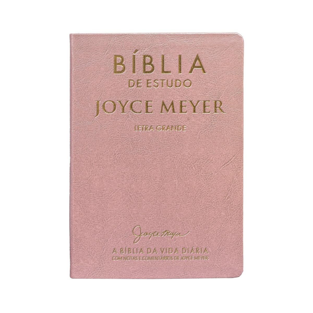 Bíblia de Estudo | Joyce Meyer | NVI | Letra Grande | Rosa - Portuguese Edition