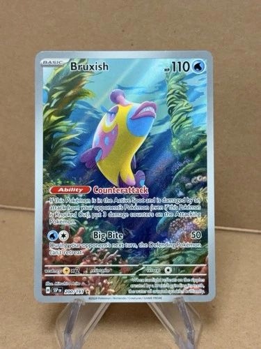 Bruxish 200/191 Illustration Rare Holo Pokemon TCG Surging Sparks NM+ 🐠