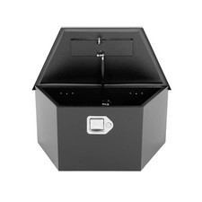 Black 26 In. X 13.5 In. X 12 In. Iron Underbody Truck Storage Tool Box Wlock