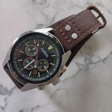 Fossil Men's Coachman Chronograph Stainless Steel Watch CH2891 (New Battery)