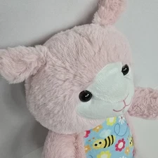 Pink Llama Alpaca Stuffed Plush Bee Flower Tummy 14" Spring A&A