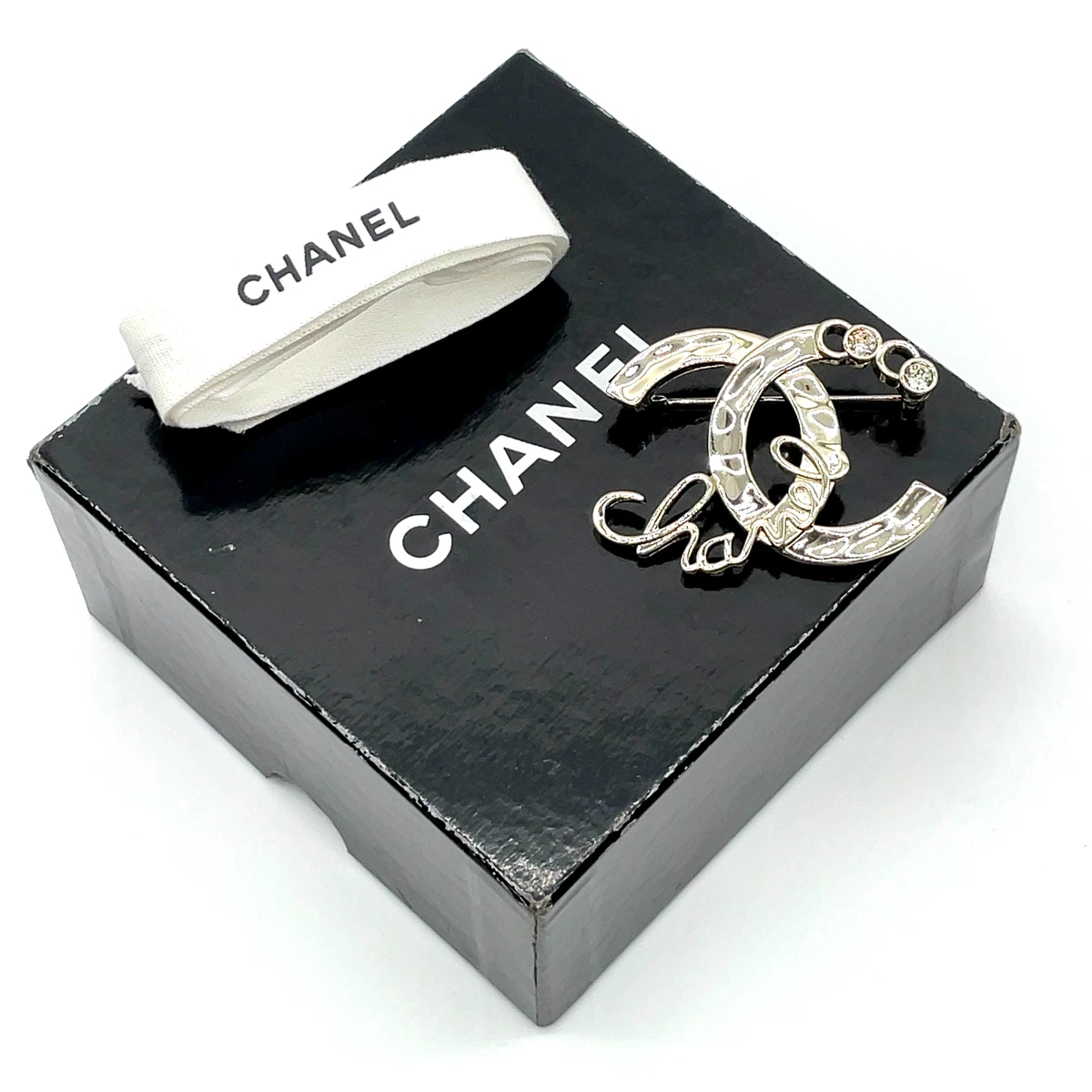 CHANEL Silver Fashion Brooches & Pins for sale | eBay
