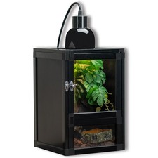 Toxirium 8 x 8 x 12 Small Reptile Cage Hatching Habitat, Screen Acrylic Door...