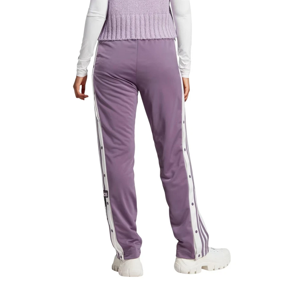 adidas ADICOLOR CLASSICS ADIBREAK TRACK PANTS TRACKSUIT BOTTOMS WOMENS PURPLE OG - Image 2 of 4