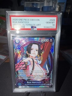 ONE PIECE EB03 EXTRA BOOSTER ONE PIECE HEROINES EDITION BOA HANCOCK PSA 10