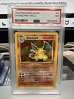 1999 Pokemon Unlimited Charizard Rare Holo #4/102 PSA 7 ** Fresh Cert