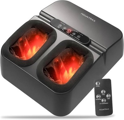 Fußmassagegerät Shiatsu 55°C Wärme 3D-Kneten Luftkompression für
