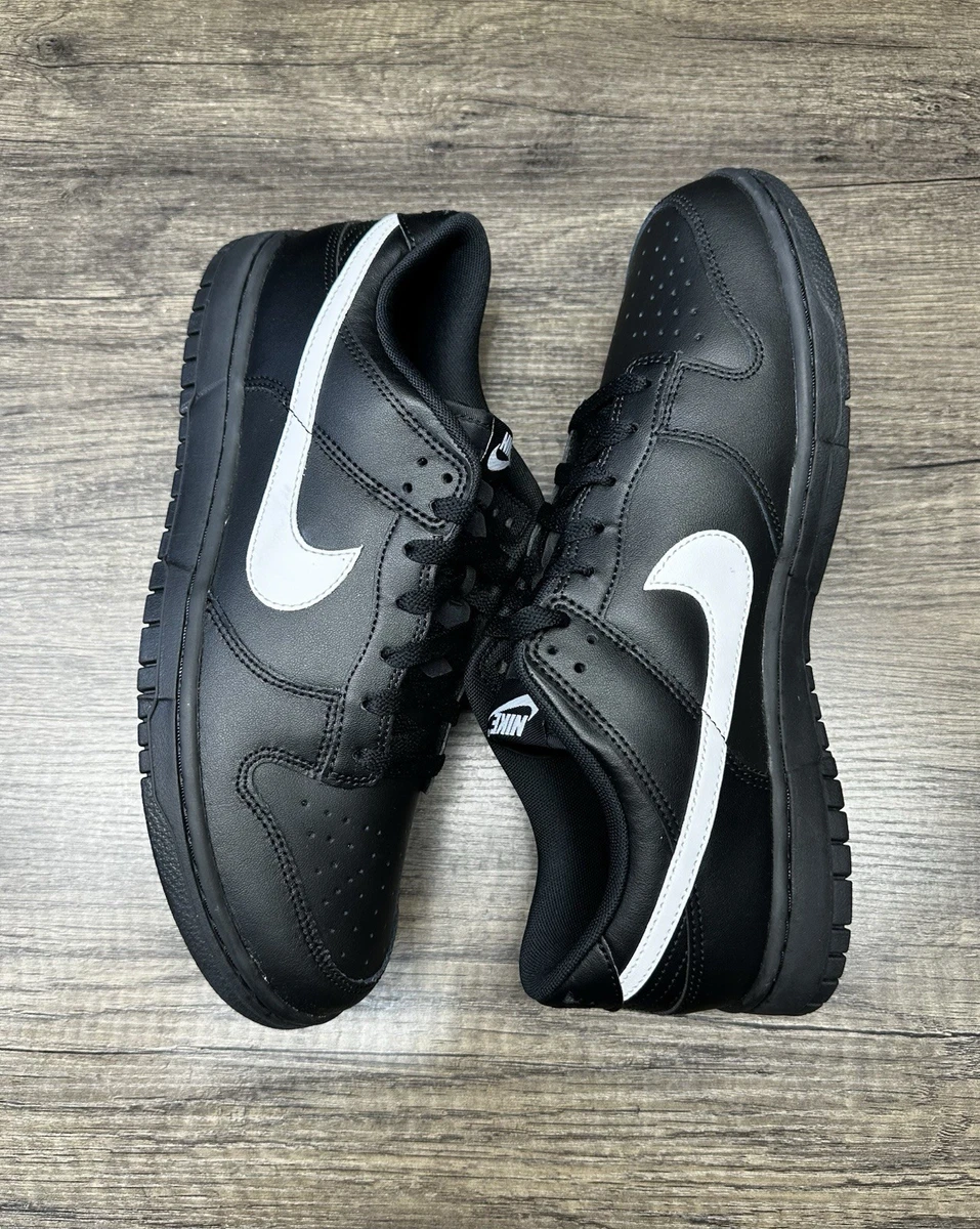 Nike Dunk Low Black White Swoosh for Sale | Authenticity