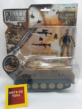 Vintage Military 1/18 BBI Elite Force M113 DESERT ARMORED VEHICLE Action Figure