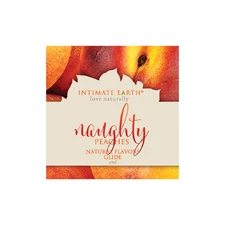 Intimate Earth Naughty Peach 3ml Foil – Organic Seductive Peach-Flavored Glide