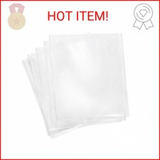 Shrink Wrap Bags,200 Pcs 6x6 Inches Clear PVC Heat Shrink Wrap for Packagaing So