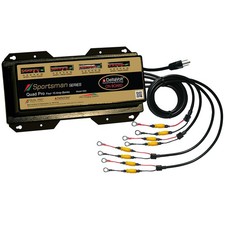 Dual Pro Sportsman Series Battery Charger - 40A - 4-10A-Banks - 12V-48V DUAL PRO