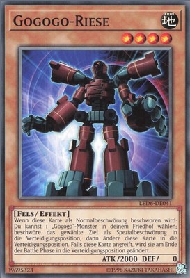 YuGiOh Gogogo-Riese LED6-DE041 Common Neu 1st