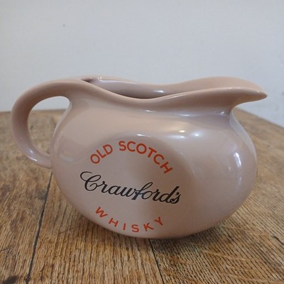 Wade Crawfords Scotch Whisky Keramik Wasser Whiskey Krug Pub Krug Vintage