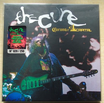 The Cure - Corona Capital 4-LP box set green vinyl numbered Mexico 2023 + extras