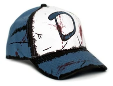 Clementine Custom Blood Stain & Dirt Cosplay Cap Hat Walking Dead