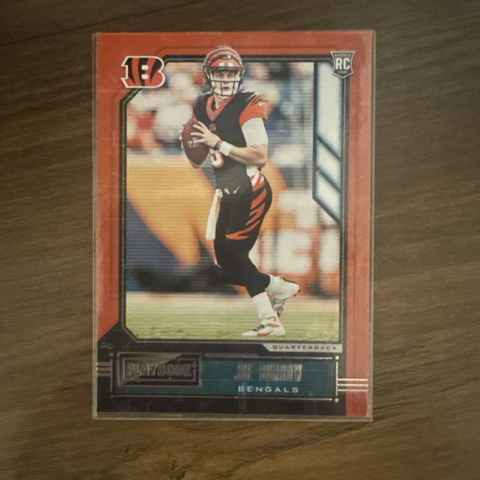 2020 Panini Playbook JOE BURROW ROOKIE RC #101 - CINCINNATI BENGALS