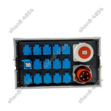 63A 5Pin 15-Ch 16A Power Distro Box  LED Stage Power Distribution Equipment