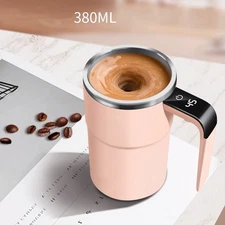 Automatic Magnetic Electric Self Stirring Mug Cup Mixing Coffee Milk Tea Beer
