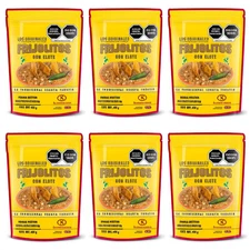 6x Frijoles Karne Garibaldi con Elote 420g Bags Mexican Refried Beans Lot Sealed