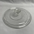 Pyrex Corning Clear Glass Lid Only G1C  G-1-C Knob Top Replacement