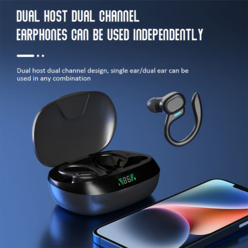 TWS Bluetooth Wireless Earbuds Waterproof 5.3 Noise Cancelling Sports Earphones - Picture 7 of 16