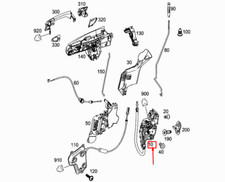 TÜRSCHLOSS VORNE RECHTS MERCEDES-BENZ ML W166 A0997201435