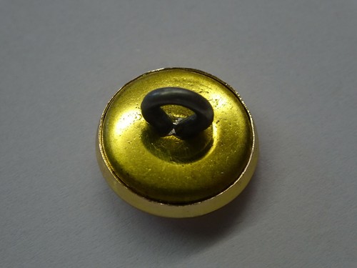 A24-11) US Army 1 Knopf Adler ca.17mm button 0,68in gold (vergoldet hell) Dress - Picture 2 of 2