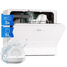 Dishwasher Freestanding Dish Washer Table Top Portable Touch Control White 
