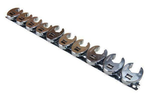 US Pro 10pc Metrisch Hahnenfuß 1cm Drive Schraubenschlüssel Steckschlüssel B2054 - 第 1/3 張圖片