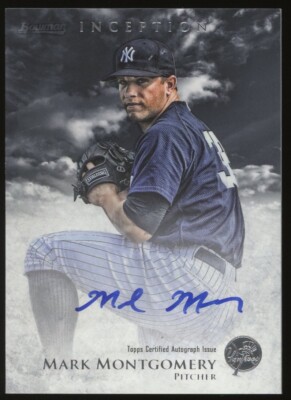 2013 (YANKEES) Bowman Inception Prospect Autographs #MM Mark Montgomery