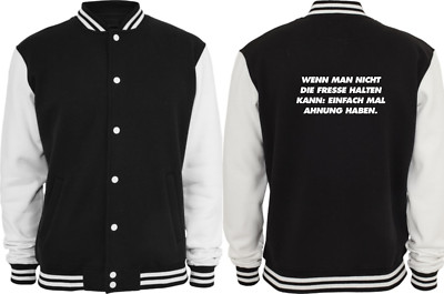 College Jacket - When You Don't Shut Up (Sayings / Funny / Fun / Fun)
