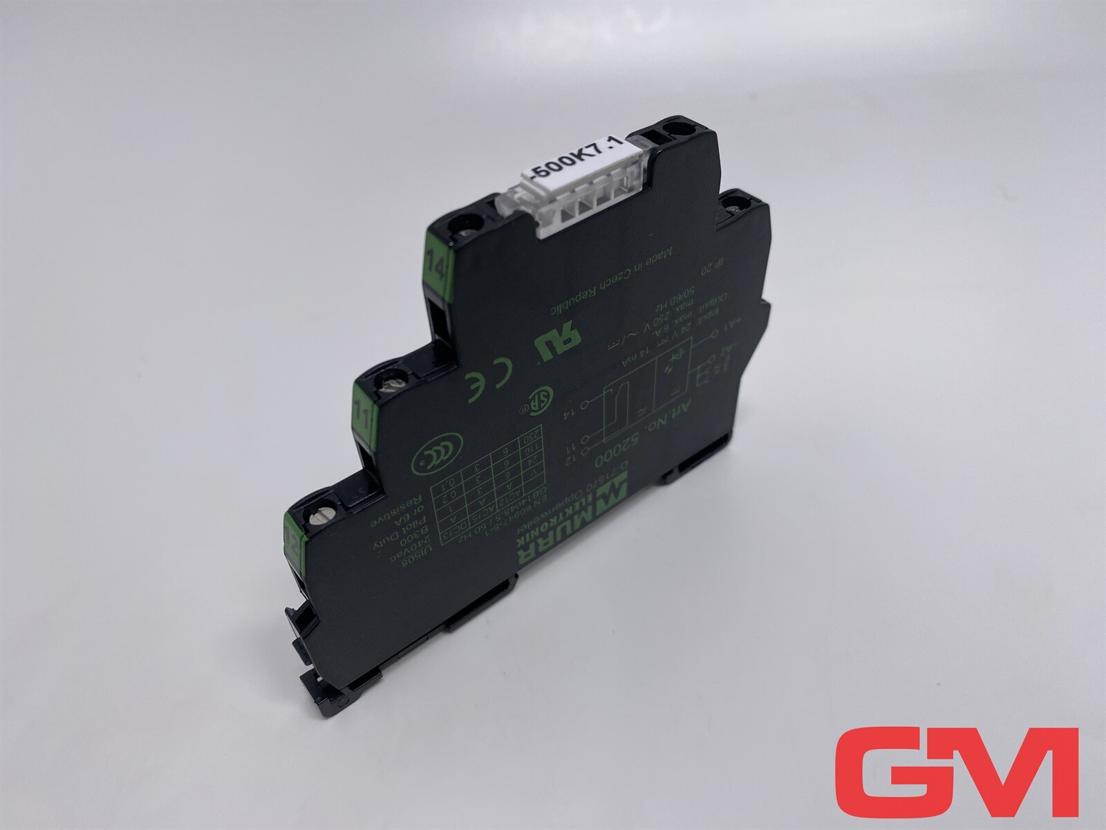 Murr Elektronik Output Relay 52000 MIRO 6.2 24VDC-1U 24V