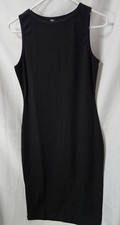 PRETTYGARDEN Womens Bodycon Midi Crewneck Sleeveless Summer Tank Dress, Black, M