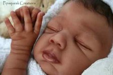 REBORN BABY DOLL KIT NEW Bi-racial Baylee Laura Miller-Sands 21 in long ref7