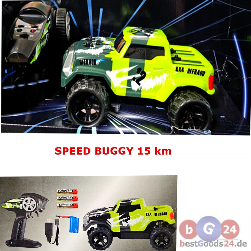 SPEED BUGGY RC-Fahrzeuge Kraftvoller Elektromotor für rasante Renn-Action NEU - Bild 2 von 3