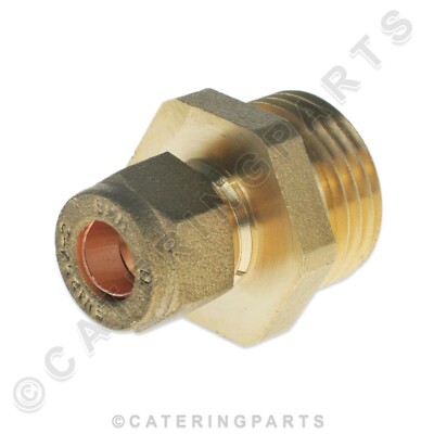 8mm KUPFERKLEMMVERSCHRAUBUNG auf 1/2'' BSP AUSSENGEWINDE ADAPTER ROHRVERSCHRAUBUNG LPG