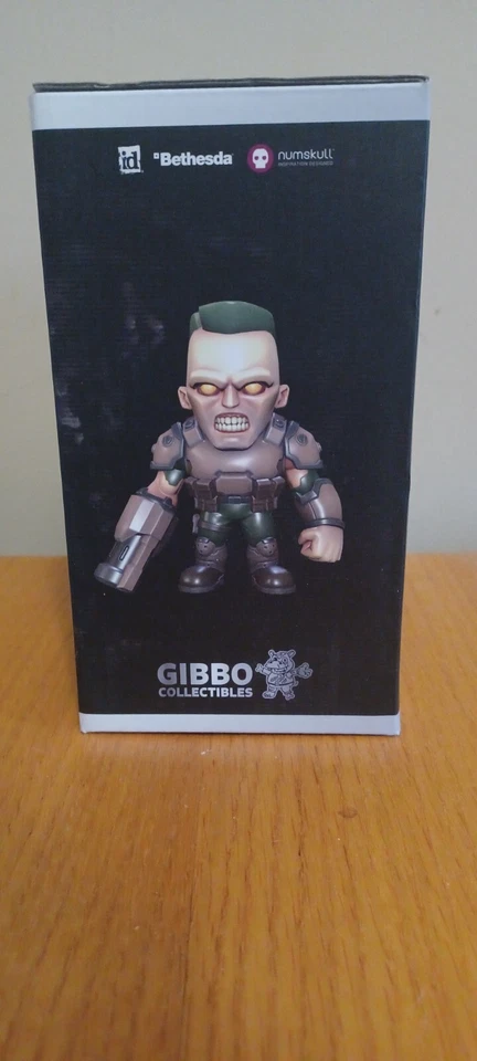 Boneco colecionável Doom Eternal Toy Found Soldier vinil Numbskull Bethesda Games - Imagem 3 de 4