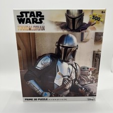 NEW SEALED Star Wars The Mandalorian Disney Prime 3D 500 Piece Jigsaw Puzzle